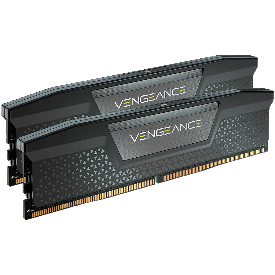 Corsair DDR5, 6000MT/s 32GB 2x16GB DIMM, Unbuffered, 36-36-36-76, Std PMIC, XMP 3.0, VENGEANCE DDR5 Black Heatspreader, Black PCB, 1.35V
