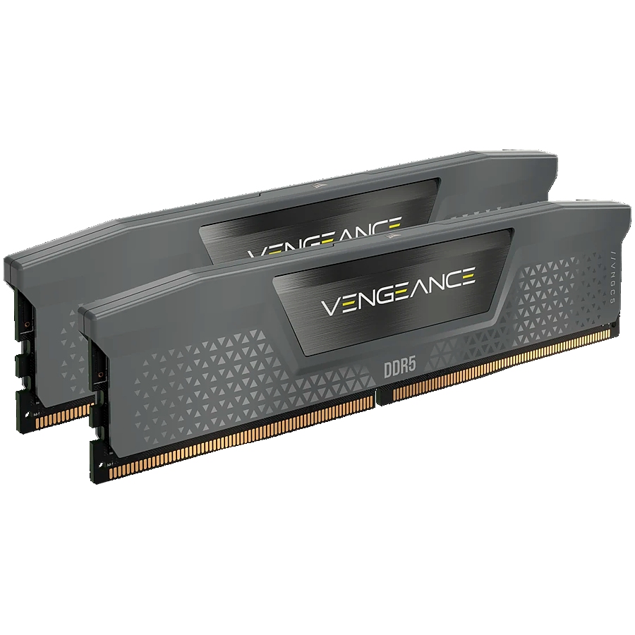 CORSAIR VENGEANCE DDR5 64GB (2x32GB) DDR5 5600 CL40-40-40-77 1.25V Desktop Memory AMD EXPO Memory - Grey, 0840006698166