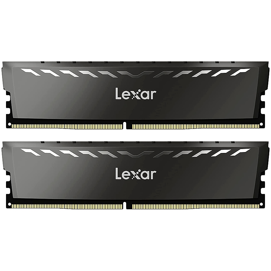 Lexar 2x16GB THOR DDR4 3200 UDIMM XMP Memory with heatsink. Dual pack