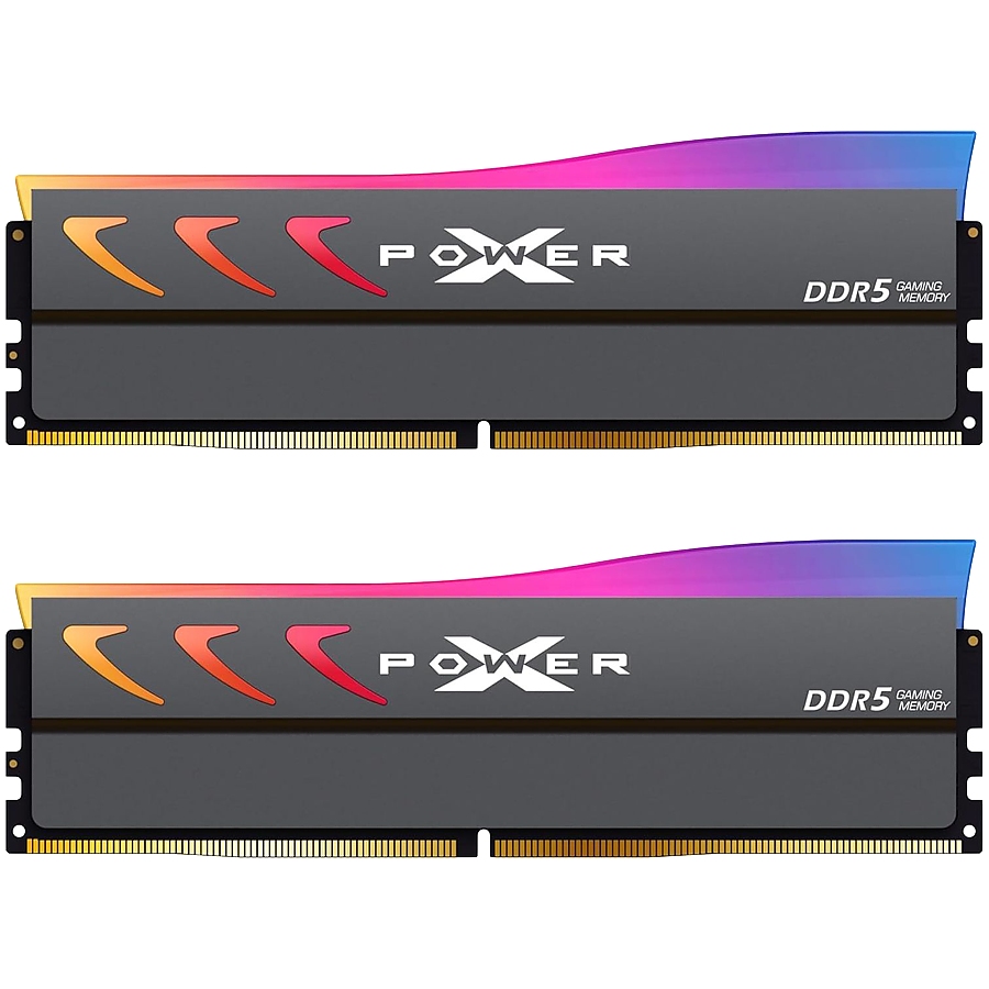 SILICON POWER DDR5-6400,C32,RGB-UDIMM,16GBx2,(2Gx8 SR),w/HS-G