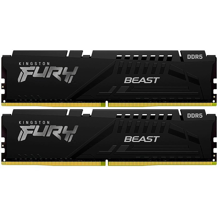 Kingston 64GB 6000MT/s DDR5 CL30 DIMM (Kit of 2) FURY Beast Black XMP