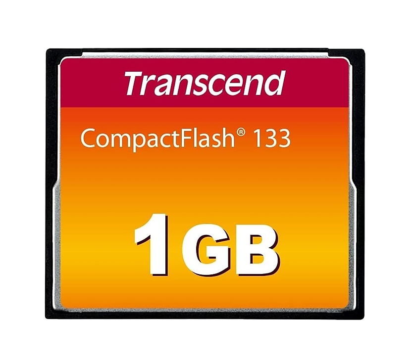 Transcend 1GB, CF Card, MLC, 133X