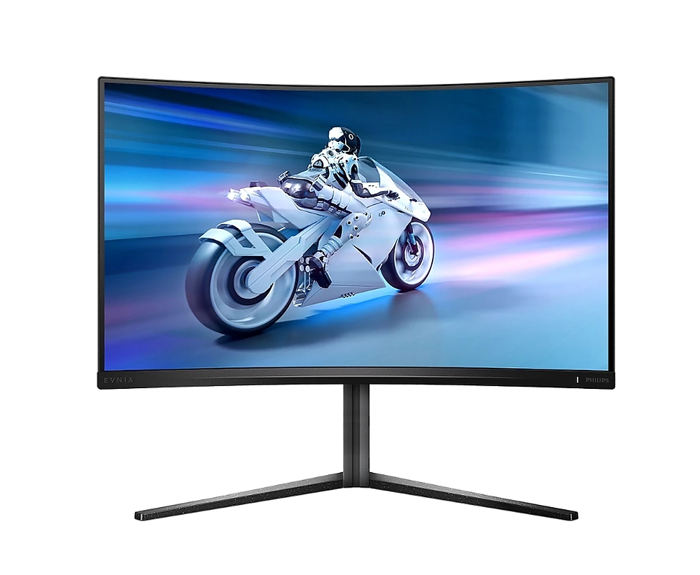 Philips Evnia 32M2C5500W, 31.5" Curved 1000R, Fast VA, WLED, 2560x1440@240Hz, 1ms GtG, 0.5ms MPRT, 500cd m/2, 4000:1, Mega Infinity DCR, Adaptive Sync, FlickerFree, Low Blue Mode, Tilt, Height Adjust, Swivel, 2xHDMI, 2xDP, USB hub