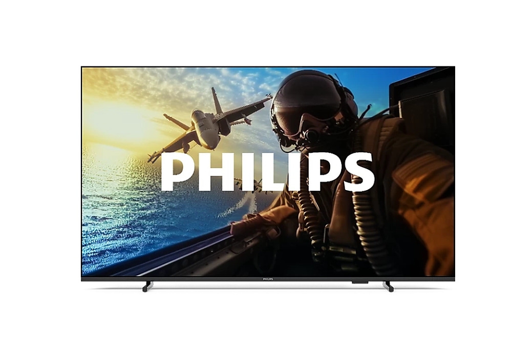 Philips 43PUS7000/12, 43" 4K UHD DLED, 3840 x 2160p, 60Hz, DVB-T/T2/T2-HD/C/S/S2, Pixel Precise Ultra HD, HDR10+, HLG, Titan OS, Dolby Atmos, 3*HDMI, 2*USB, 802.11ac, BT 5.2, 20W RMS, Black