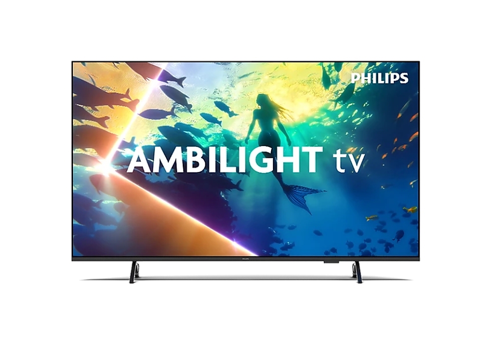 Philips 43PUS8010/12, 43" 4K UHD LED, 3840x2160p, 60Hz, DVB-T/T2/T2-HD/C/S/S2, 60Hz, Ambilight 3, Pixel Precise UHD, HDR+, Titan OS, Dolby Atmos & DTS:X, 3*HDMI, 2*USB, VRR, 802.11ac, BT 5.2, 20W RMS, Black