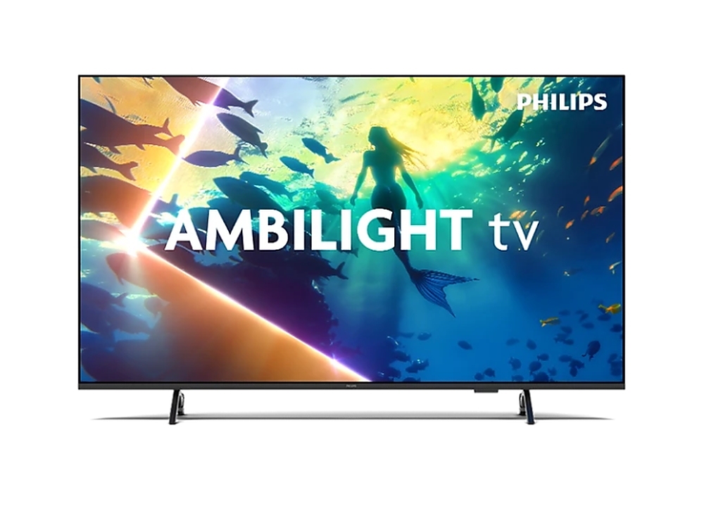 Philips 50PUS8010/12, 50" 4K UHD LED, 3840x2160p, 60Hz, DVB-T/T2/T2-HD/C/S/S2, 60Hz, Ambilight 3, Pixel Precise UHD, HDR+, Titan OS, Dolby Atmos & DTS:X, 3*HDMI, 2*USB, VRR, 802.11ac, BT 5.2, 20W RMS, Black