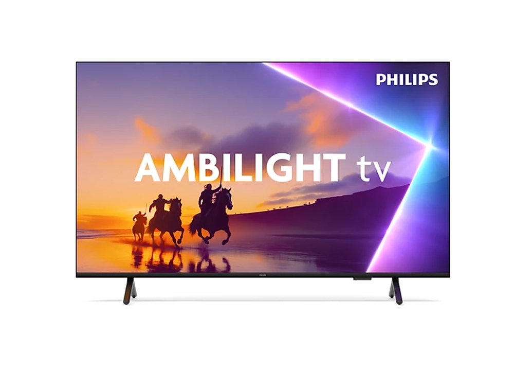 Philips 50PUS8510/12, 50" 4K Ultra HD QLED, 3840x2160p, DVB-T/T2/T2-HD/C/S/S2, 60Hz, Ambilight 3, Pixel Precise UHD, 90% DCI, HDR+, Titan OS, Dolby Atmos, Dolby Digital, VRR, 3*HDMI, 2*USB, 802.11ac, 20W RMS, Black