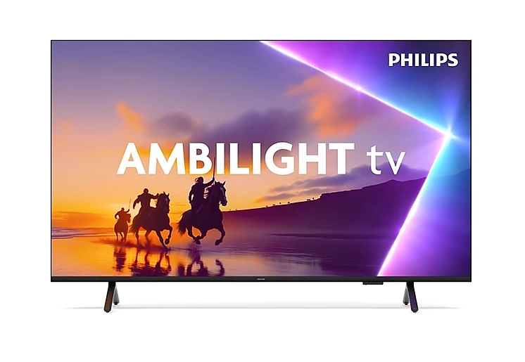 Philips 55PUS8510/12, 55" 4K Ultra HD QLED, 3840x2160p, DVB-T/T2/T2-HD/C/S/S2, 60Hz, Ambilight 3, Pixel Precise UHD, 90% DCI, HDR+, Titan OS, Dolby Atmos, Dolby Digital, VRR, 3*HDMI, 2*USB, 802.11ac, 20W RMS, Black