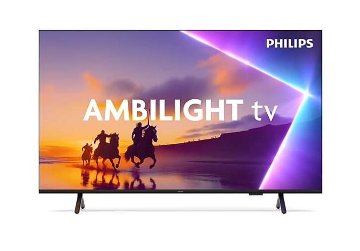 Philips 65PUS8510/12, 65" 4K Ultra HD QLED, 3840x2160p, DVB-T/T2/T2-HD/C/S/S2, 60Hz, Ambilight 3, Pixel Precise UHD, 90% DCI, HDR+, Titan OS, Dolby Atmos, Dolby Digital, VRR, 3*HDMI, 2*USB, 802.11ac, 20W RMS, Black
