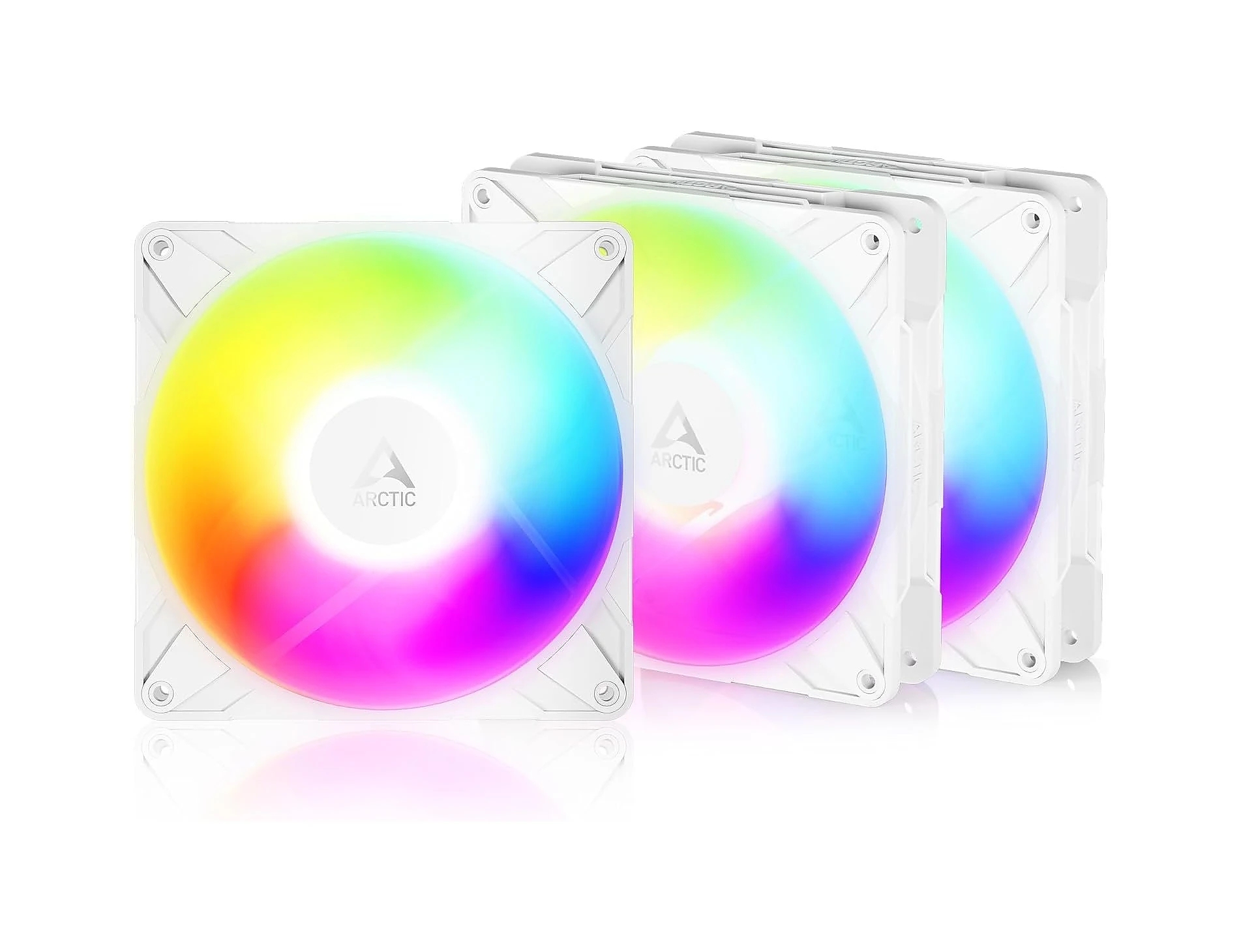 Arctic Комплект вентилатори Fan Pack 3-in-1 - P14 Pro Reverse A-RGB (White)