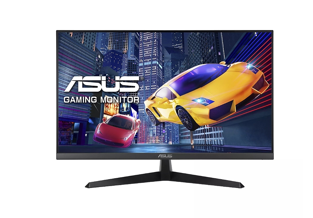 Asus VY279HGR Eye Care Gaming Monitor, 27" FHD (1920 x 1080), IPS, 120Hz(OC), SmoothMotion, 1ms (MPRT), Adaptive Sync, Eye Care Plus technology, Blue Light Filter, Flicker Free, antibacterial treatment,Black