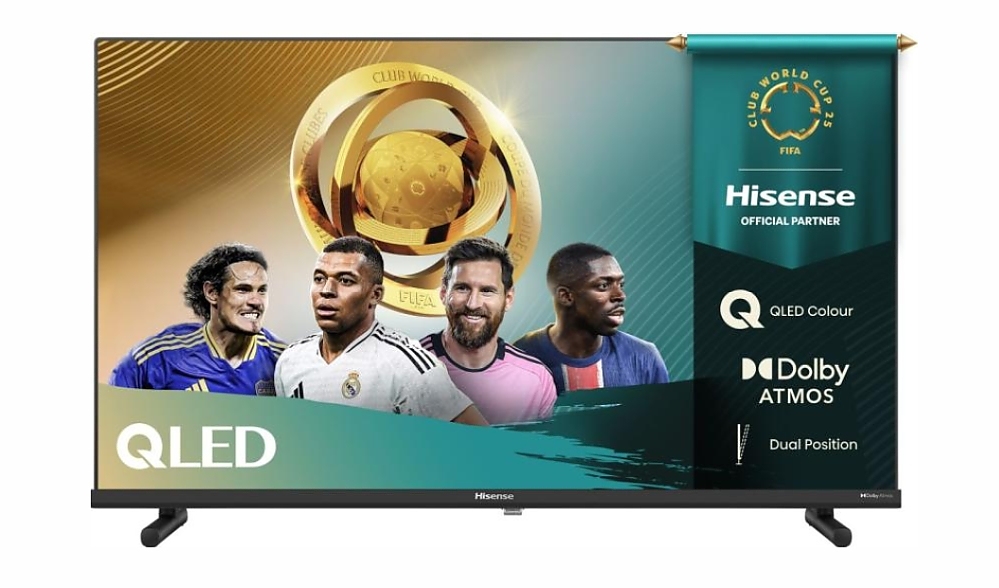 Hisense 32" A5Q, Full HD 1920x1080, QLED, Quantum Dot, HDR, HLG, DTS HD, Light Sensor, Dolby Audio, Smart TV, WiFi, WiFi Direct, 2xHDMI, 2xUSB, LAN, CI+, DVB-T2/C/S2, Black
