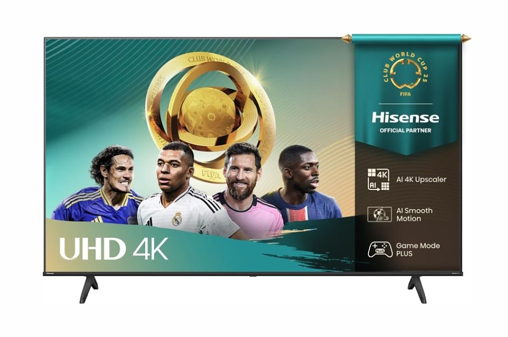 Hisense 43" A6Q, 4K Ultra HD 3840x2160, DLED, DFA, Precision Colour, HDR 10+, HLG, Dolby Vision,Light sensor, Smart TV, WiFi, BT, AnyView Cast, Gaming Mode, 1xHDMI2 eArc, 3xHDMI, 2xUSB, LAN, CI+, DVB-T2/C/S2, Black