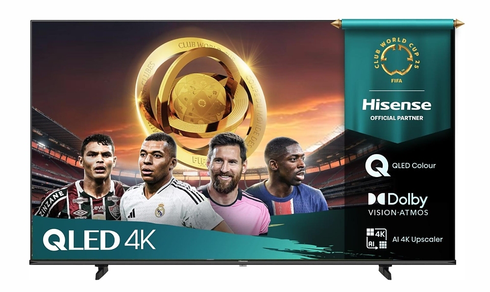 Hisense 43" E7Q, 4K Ultra HD 3840x2160, QLED, Quantum Dot, HDR 10+, HLG, Dolby Vision, Light Sensor, Smart TV, WiFi 5GHz, WiFi Direct, BT, Anyview Cast, 3xHDMI, 2xUSB, LAN, CI+, DVB-T2/C/S2, Black