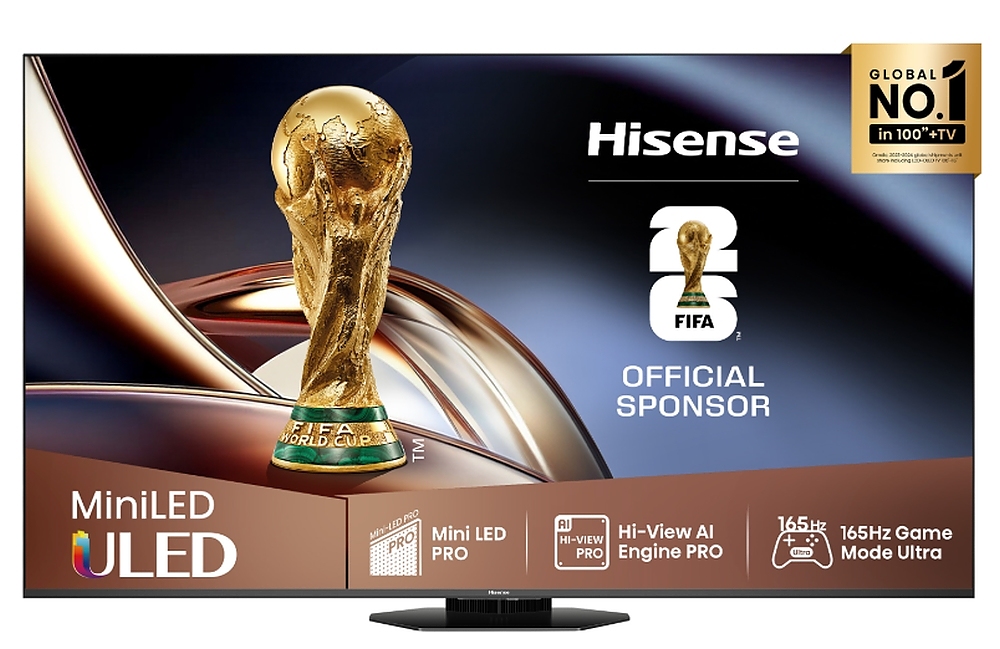 Hisense 75" U8Q, 4K Ultra HD 3840x2160, Mini Led Pro, FALD, Quantum Dot, 165Hz, IPS, HDR 10+, HLG, Dolby Vision IQ, Dolby Atmos, Smart TV,Light Sensor,WiFi 5GHz, WiFi Direct, BT, Anyview Cast, 3xHDMI, 2xUSB, LAN, CI+, DVB-T2/C/S2, Black