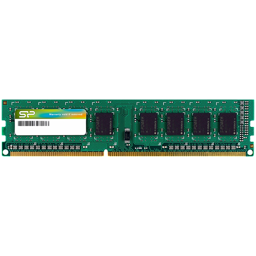 Silicon Power DDR3-1600 CL11 8GB DRAM DDR3 U-DIMM Desktop 8GB (512*8) 16chips