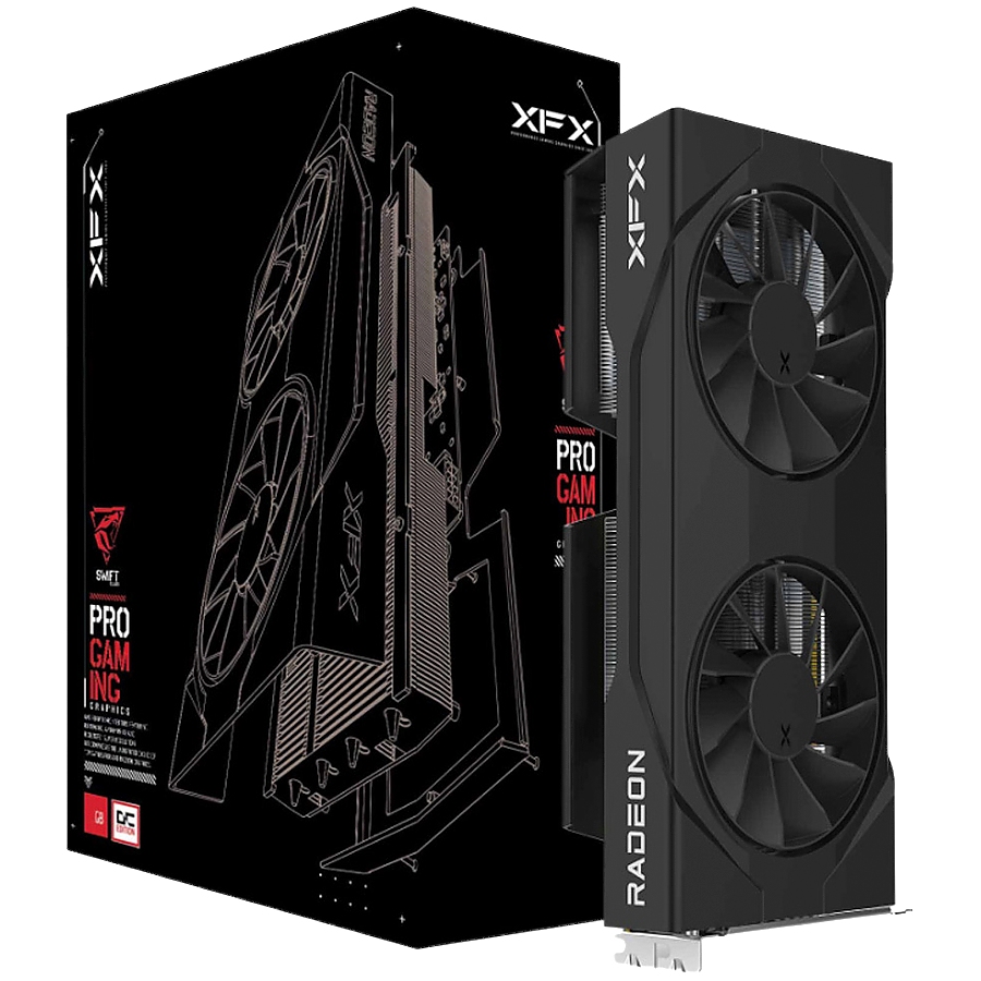 XFX Swift AMD Radeon RX 9060 XT OC 8GB GDDR6 128-bit HDMI 2x DP