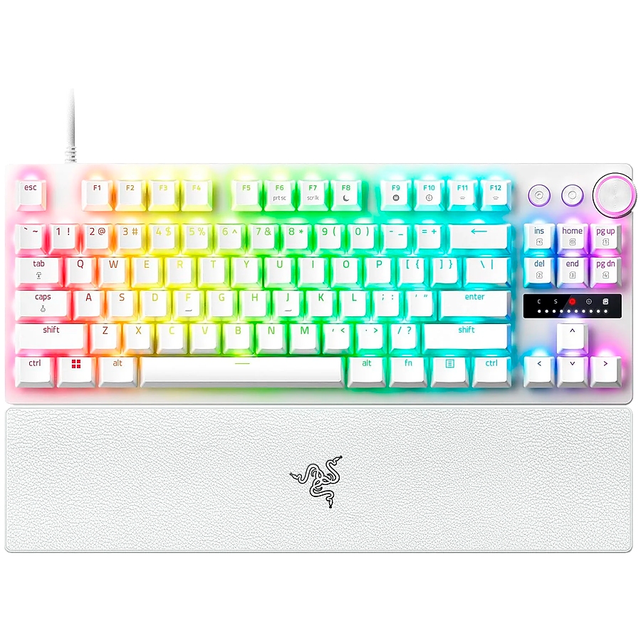 RAZER Huntsman V3 Pro Tenkeyless Gaming Keyboard - White - US Layout