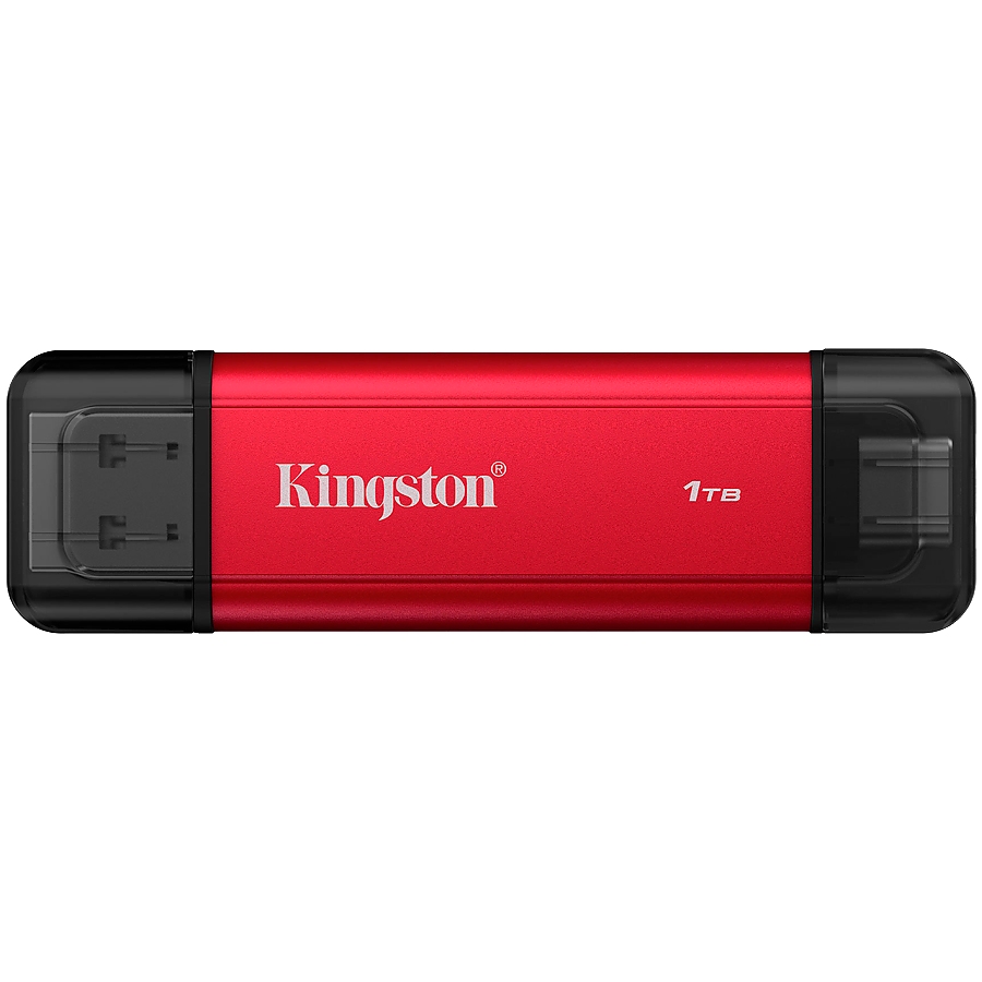 Kingston 1TB Dual USB-A/C Portable SSD, Up to 1050MB/s USB 3.2 Gen 2