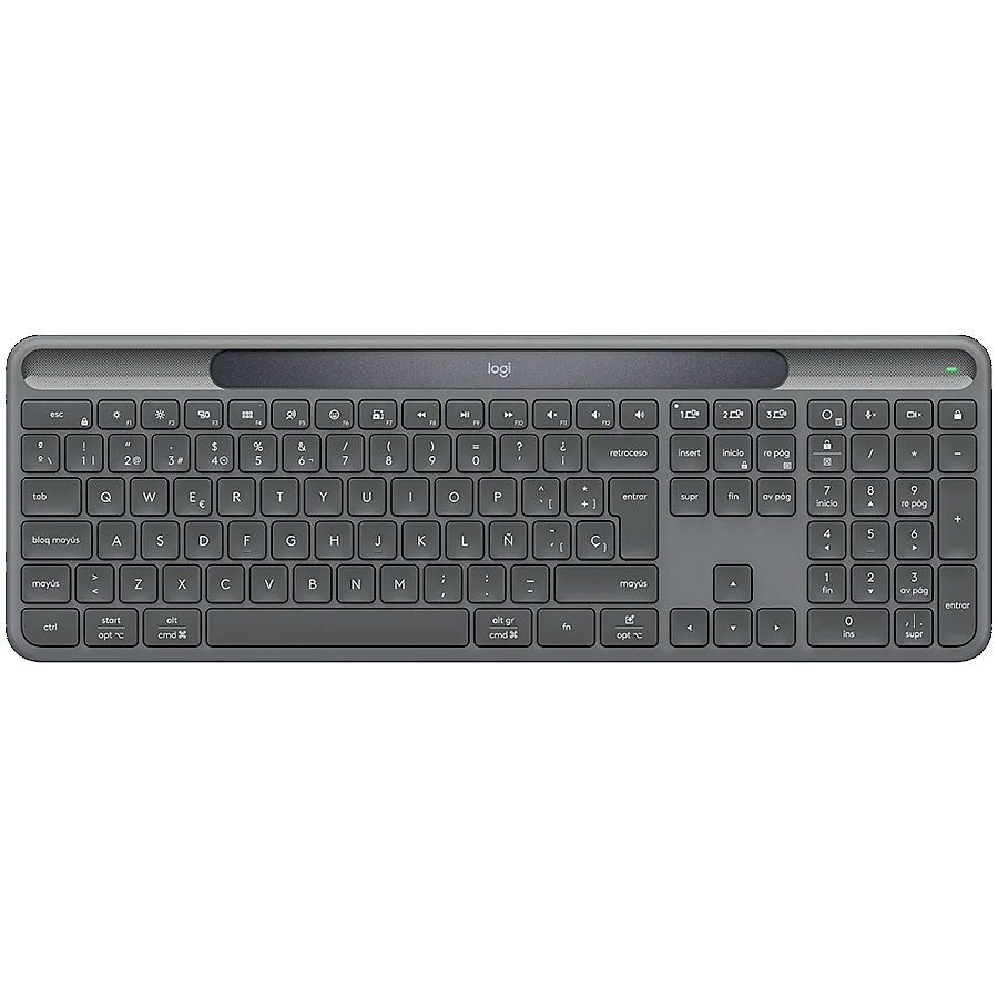 LOGITECH Slim Solar+ - GRAPHITE - US INT'L - 2.4GHZ/BT -  INTNL-973 - UNIV B2C