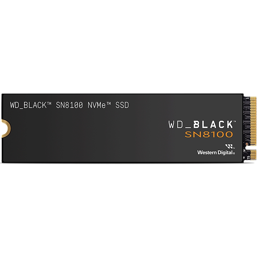 SSD POWERED BY SANDISK WD Black SN8100 2TB M.2 2280 PCIe Gen5 x4 NVMe, Read/Write: 14900/14000 MBps, IOPS 2300K/2400K, TBW: 1200