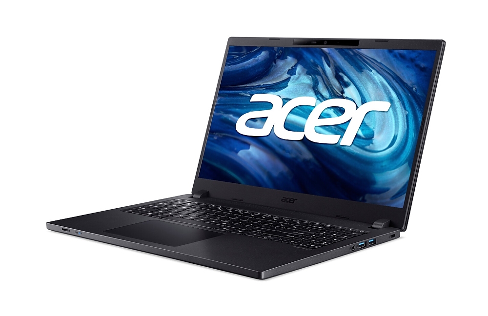 Acer Travelmate TMP215-54-30BU, Core i3 1215U, (up to 4.40Ghz, 10MB), 15.6" FHD (1920x1080) IPS, 8GB DDR4 (1 slot free), 256GB NVMe SSD, Intel UHD Graphics, TPM 2.0, Micro SD card reader, Wi-Fi 6AX, BT 5.1, KB, Win Pro EDU, Black