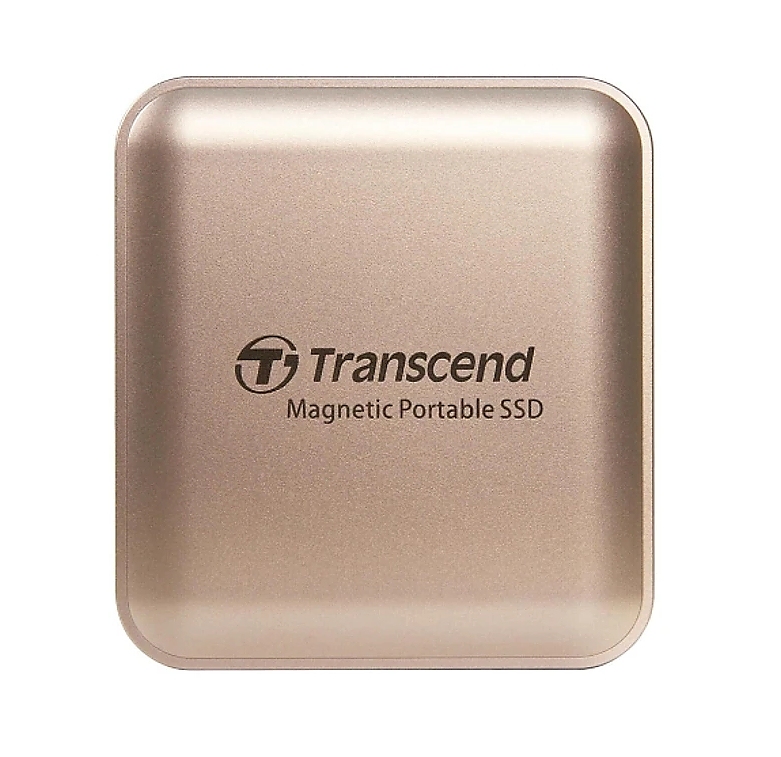 Transcend 2TB, External SSD, ESD420G, USB 20Gbps, Type C, Magsafe, Champagne Gold