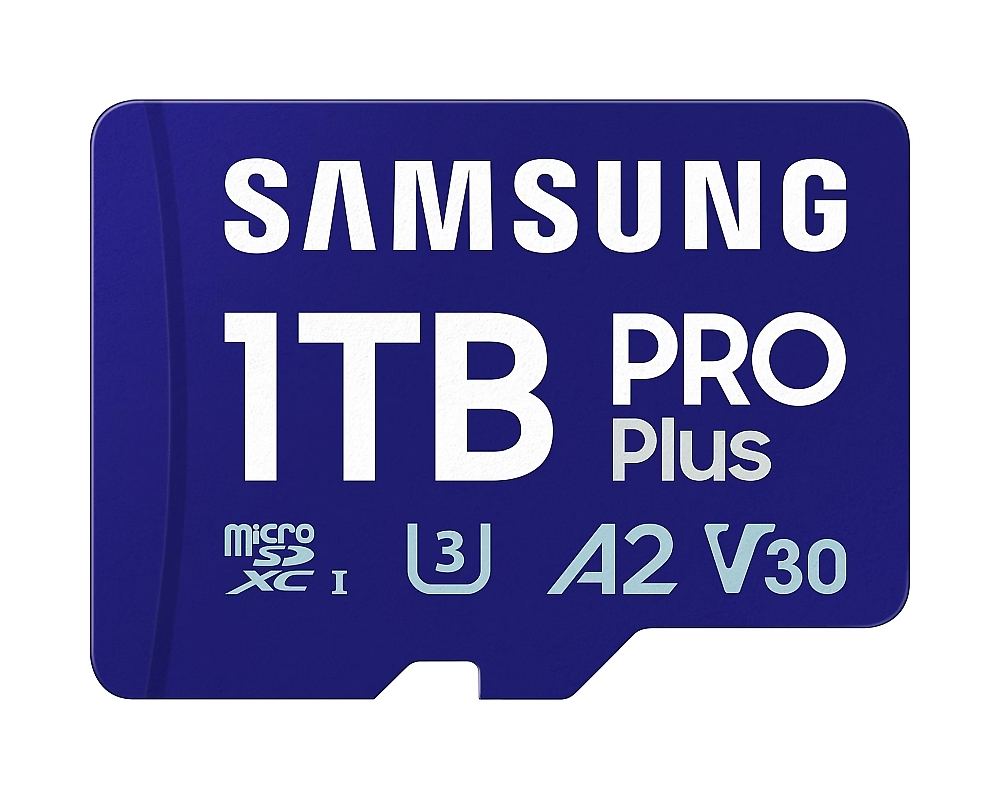 Samsung 1TB micro SD Card PRO Plus with Adapter, UHS-I, Read 180MB/s - Write 130MB/s