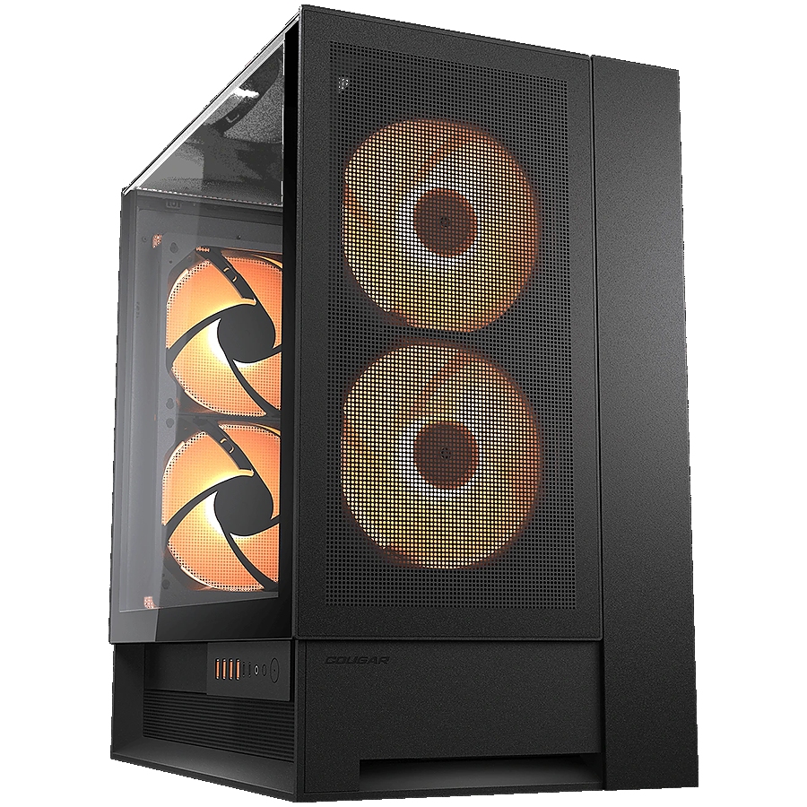 COUGAR OmnyX PC Case, Mid Tower, Black