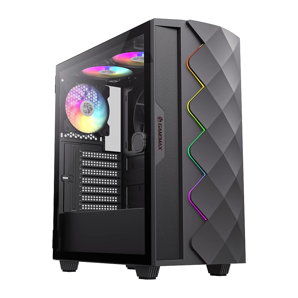 Gamemax кутия Case EATX - Diamond CP A-RGB