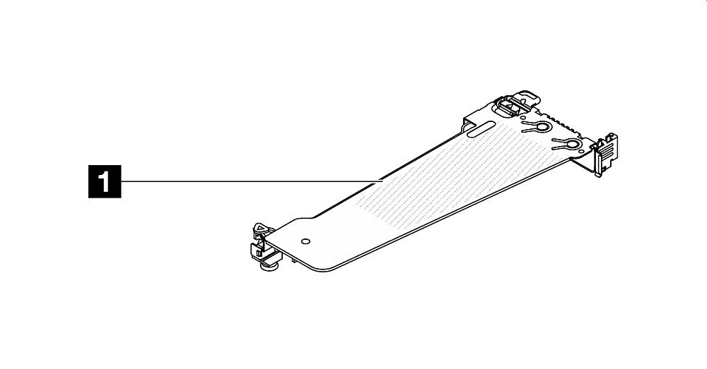 Lenovo ThinkSystem V3 1U x16 PCIe Gen5 Riser 2