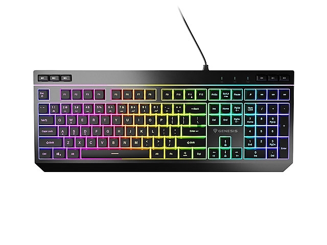 Genesis Gaming Keyboard Rhod 530 Rgb Backlight Us Layout Programmable