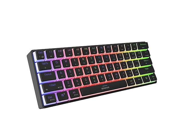 Genesis Mechanical Gaming Keyboard Thor 660 G2 Wireless RGB Backlight BLACK GATERON BROWN