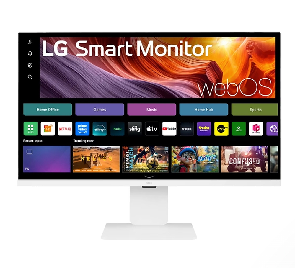 LG 32U850SA-W, 31.5" IPS Smart webOS, Web cam, 5ms, 1000:1, 400cd/m, DCI-P3 95%, 4K UHD (3840x2160), ThinQ, HDR 10, HDMI, USB Type-C-PD 90W, Wi-Fi B/in, ThinQ, LG Switch, AirPlay 2, Voice control, Bluetooth, Speacers 5W x 2, LG Switch, Height Adjustabl