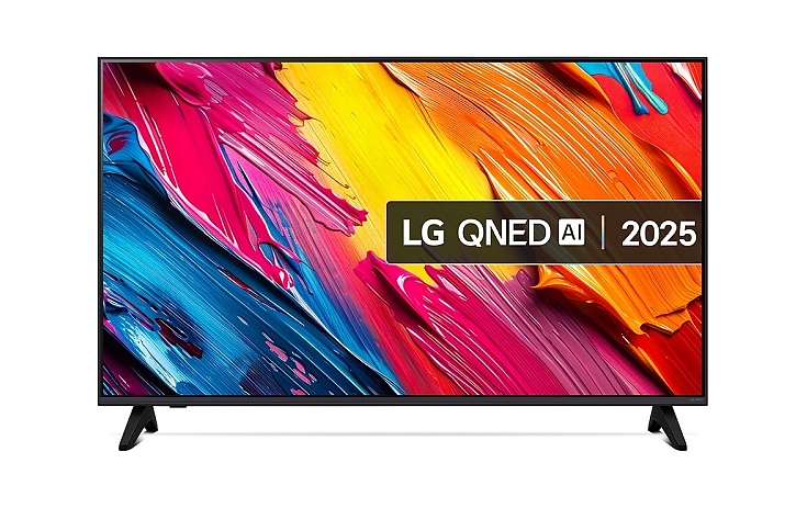 LG 43QNED70A6A, 43" 4K QNED HDR Smart TV, 3840x2160, DVB-T2/C/S2, Alpha 7 AI Processor, HDR10 / HLG, webOS 25 ThinQ, VRR / ALLM / HGiG, 4K Upscaling, WiFi 5, Voice ID, Bluetooth 5.0, AirPlay 2, LAN, CI, HDMI, SPDIF, Google Cast, 2 pole Stand