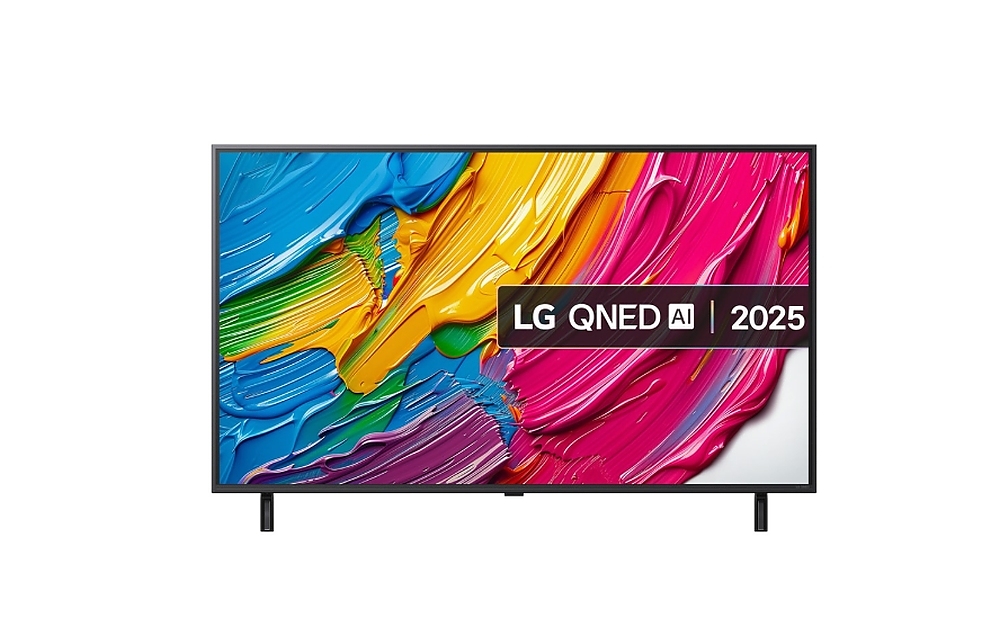 LG 50QNED80A6A, 50" 4K QNED HDR Smart TV, 3840x2160, DVB-T2/C/S2, Alpha 7 AI Processor, HDR10 / HLG, webOS 25 ThinQ, VRR / ALLM / HGiG, 4K Upscaling, WiFi 5, Voice Controll, Bluetooth 5.1, AirPlay 2, LAN, CI, HDMI, SPDIF, Google Cast, 2 pole Stand
