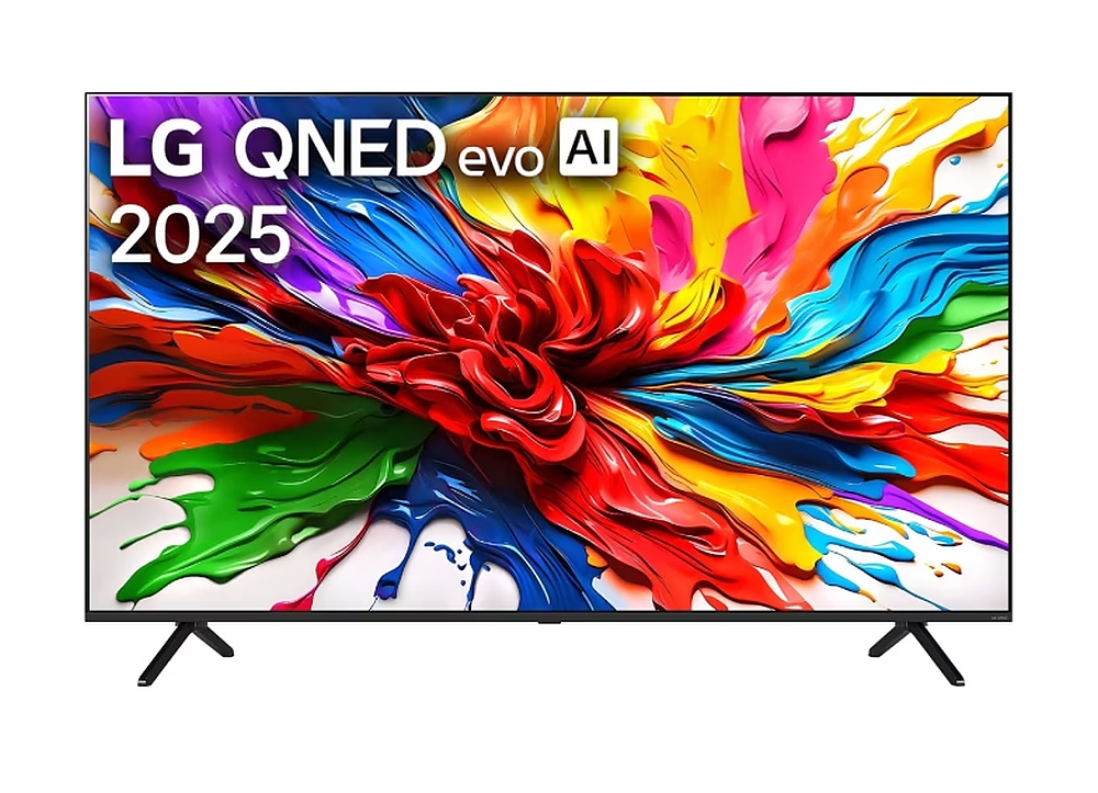 LG 55QNED92A6A, 55" 4K QNED MiniLED evo HDR Smart TV, 100Hz, 3840x2160, DVB-T2/C/S2, Alpha 8 AI Processor 4K, HDR 10, webOS 25 ThinQ, FreeSync, VRR 144Hz, Multi View, 4K Upscaling, Wi-Fi 6, Voice Controll, BT 5.3, AirPlay 2, CI, HDMI eARC, SPDIF, Silver