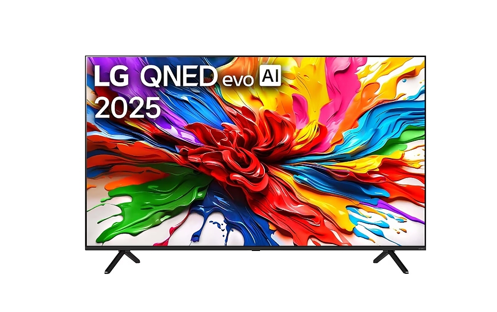 LG 75QNED92A6A, 75" 4K QNED MiniLED evo HDR Smart TV, 100Hz, 3840x2160, DVB-T2/C/S2, Alpha 8 AI Processor 4K, HDR 10, webOS 25 ThinQ, FreeSync, VRR 144Hz, Multi View, 4K Upscaling, Wi-Fi 6, Voice Controll, BT 5.3, AirPlay 2, CI, HDMI eARC, SPDIF, Silver