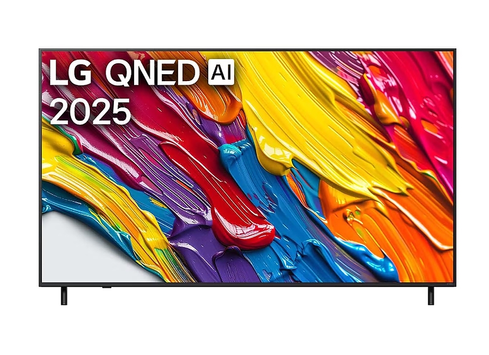 LG 75QNED82A3B, 75" 4K QNED HDR Smart TV, 3840x2160, DVB-T2/C/S2, Alpha 7 AI Processor, HDR10 / HLG, webOS 25 ThinQ, VRR / ALLM / HGiG, 4K Upscaling, WiFi 5, Voice Controll, Bluetooth 5.1, AirPlay 2, LAN, CI, HDMI, SPDIF, Google Cast, 2 pole Stand