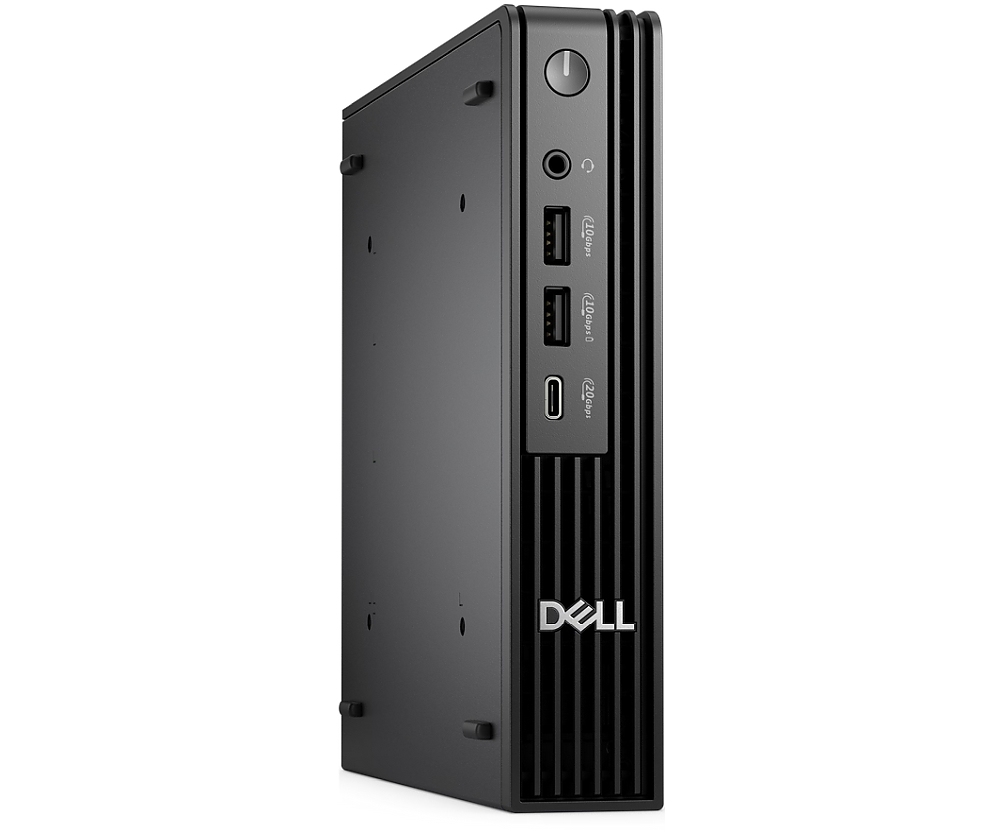 Dell Pro Micro Plus QBM1250, Intel Core Ultra 5 235 (13 TOPS NPU, 14 cores, up to 5.0GHz), 16 GB: 1 x 16 GB, DDR5, up to 5600 MT/s, 512GB SSD TLC, Integrated Graphics, Wi-Fi 6E, Bulgarian Keyboard&Mouse, 180W, Win 11Pro, 3Y PS