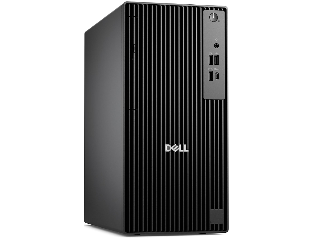 Dell Pro Tower QCT1255, AMD Ryzen 5 8600G (16 TOPS NPU, 6 cores, up to 5.0GHz), 16 GB: 2 x 8 GB, DDR5, up to 4800 MT/s, 512GB SSD, Integrated Graphics, 8x DVD+/-RW, Bulgarian Keyboard&Mouse, 180W, Ubuntu, 3Y PS
