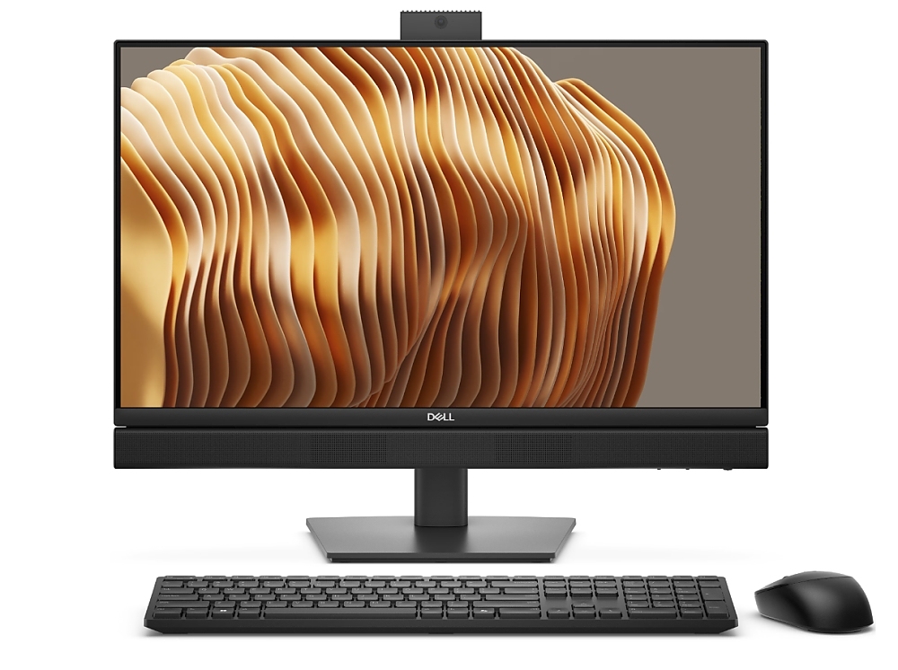 Dell Pro 24 All-in-One QC24251, Intel Core Ultra 5 235T (2.20 GHz, 24 MB), 23.8" FHD 1920x1080 100 Hz IPS AG, 1x16 GB DDR5 up to 5600 MT/s, 512GB SSD, Intel Graphics, Height Adjustable Stand, FHD HDR Cam, WiFi 6E+BT, Wireless Kb & Mouse, Ubuntu, 3Y PS