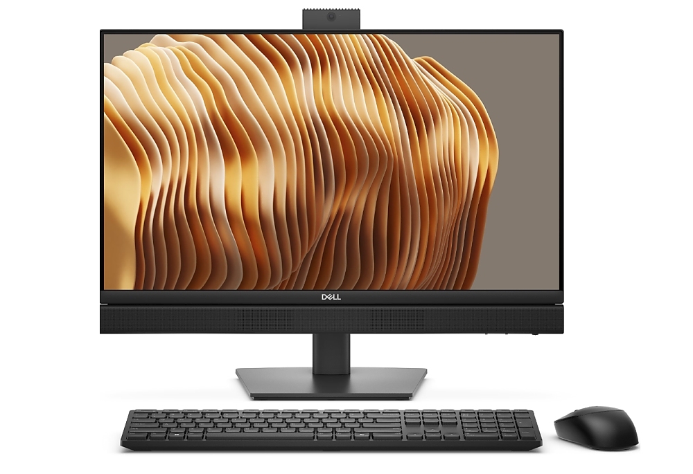 Dell Pro 24 All-in-One QC24250, Intel Core Ultra 7 265 (R) (13 TOPS NPU, 20 cores, up to 5.3GHz), 23.8", FHD 1920x1080, 75 Hz, IPS, Touch, 300 nit, AG, 1x16 GB, DDR5, up to 5600 MT/s, 512GB SSD, Integrated Graphics, Height Adjustable Stand, FHD HDR C