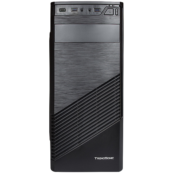 Chassis FC-F61A, ATX, 7 slots, 1 X 5.25", 2 X 3.5" H.D., 2 X 2.5", 2 x USB 3.0, 1 X Type C / 1 x AUDIO /, PSU 550W 12 sm, 20+4pin, Black