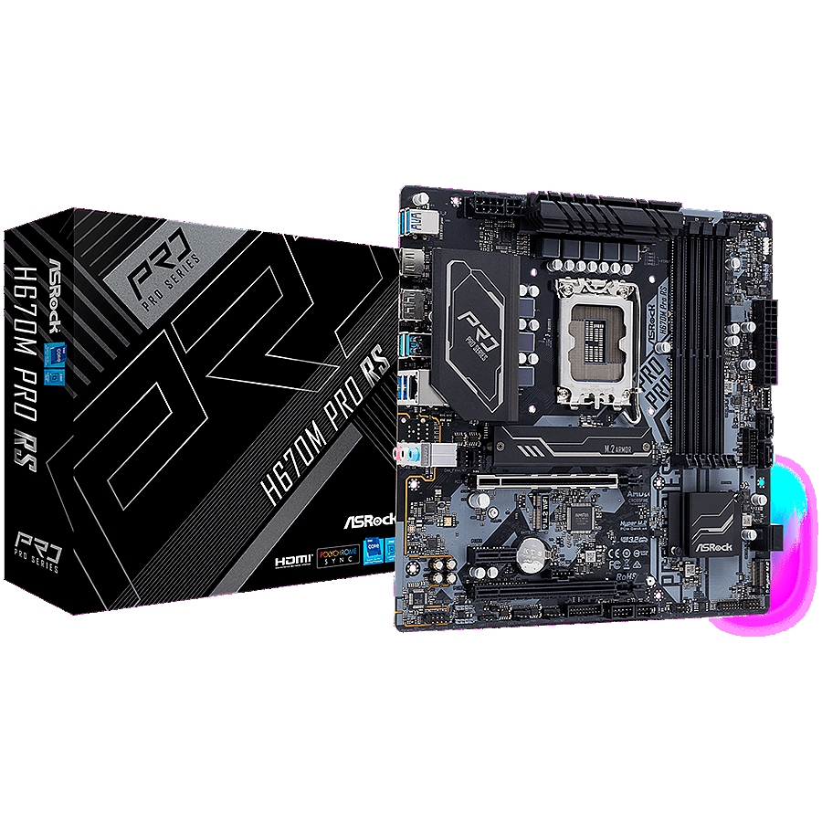 ASRock MB INTEL H670/4DDR4/4SATA3