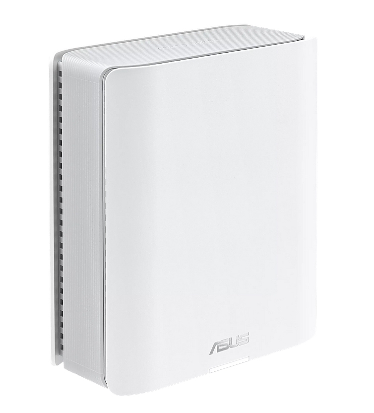 Asus Mesh WiFi system, ZenWiFi BT8 1PK, BE14000, Tri-Band, coverage up to 280m2, Tri-Core 1.8GHz CPU, 128MB/1GB Flash/RAM, 2.5G dual-port, Smart Home Master SSIDs, AiProtection Pro, Adaptive QoS, VPN server/client, IPTV, OFDMA, AiMesh,White