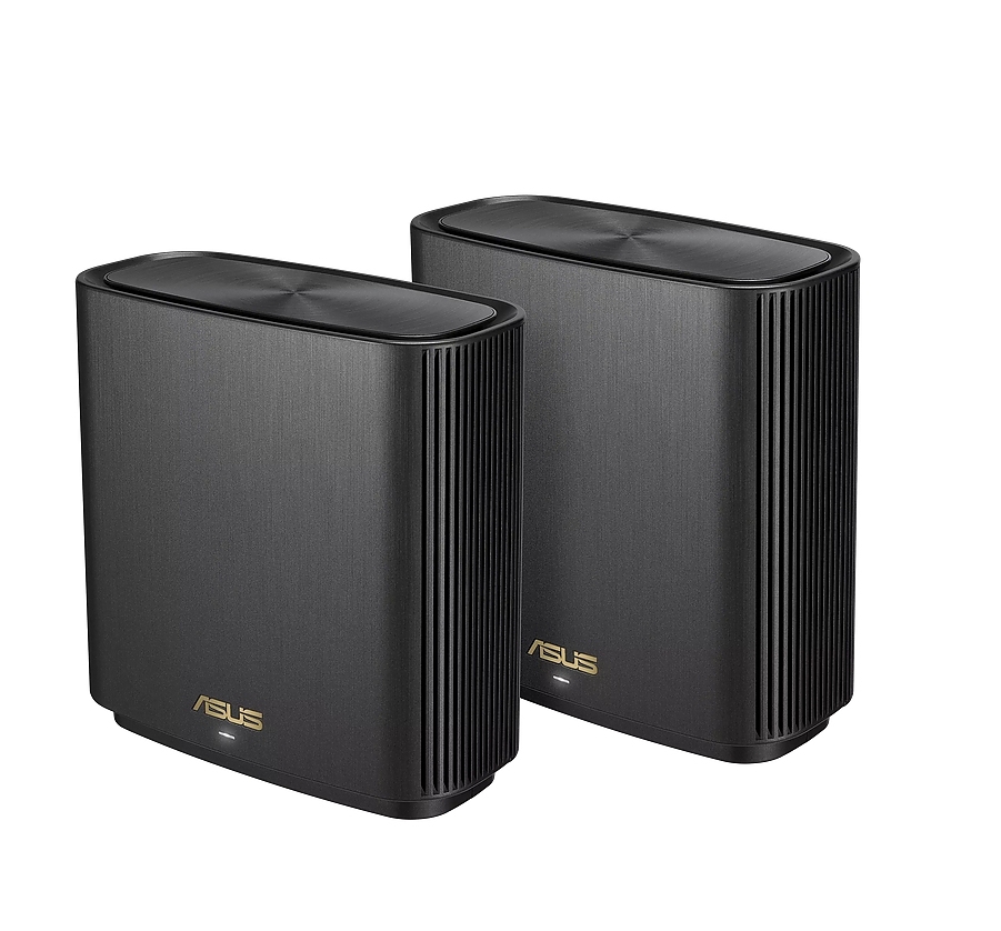 Asus Mesh WiFi system, ZenWiFi XT8 V2 2PK, AX6600, Tri-Band, coverage up to 510m2, Quad-Core 1.5GHz CPU, 256MB/512MB Flash/RAM, 2.5G port, AiProtection Pro, Adaptive QoS, VPN server/client, IPTV, OFDMA, Beamforming, AiMesh, Black