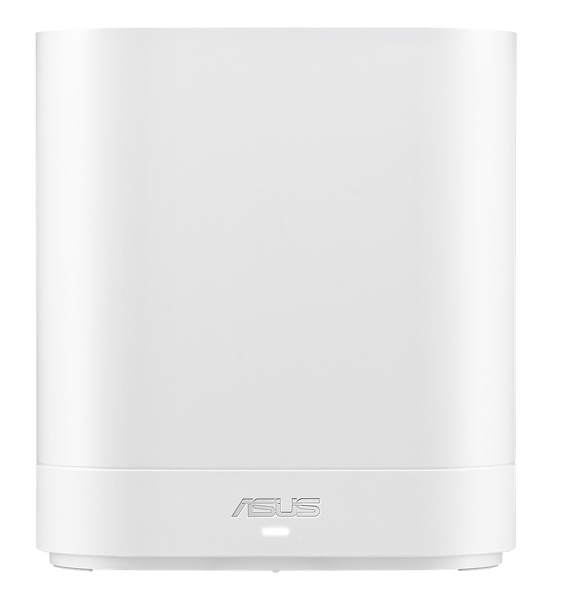 Asus Business Mesh WiFi system, ExpertWiFi EBM68 1PK, AX7800, Tri-Band, Quad-Core 1.7GHz CPU, 256MB/1GB Flash/RAM, 2.5G port, OFDMA, Beamforming, 8 SSIDs, customize guest portal, Commercial-Grade Network Security & VPN, wall mounting, White