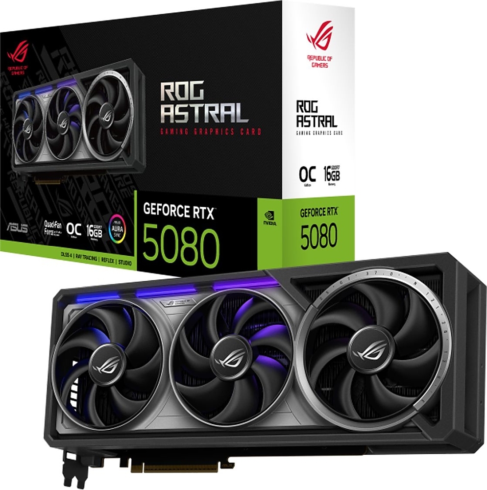Asus ROG Astral GeForce RTX 5080 16GB GDDR7 OC
