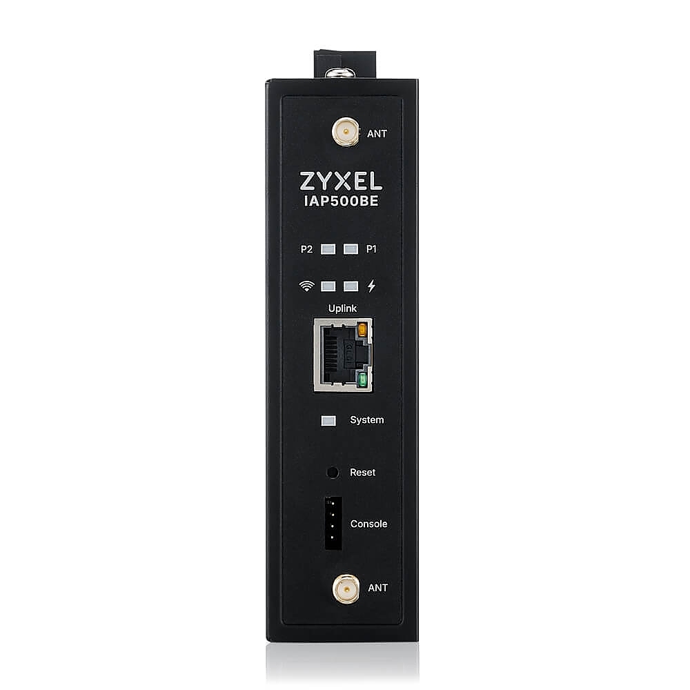 ZyXEL IAP500BE, BE5000, Dual Radio 2x2 MU-MIMO, PoE+ (802.3at), Industrial AP, DIN Rail mounted Standalone/Nebula Cloud Managed, DC Power